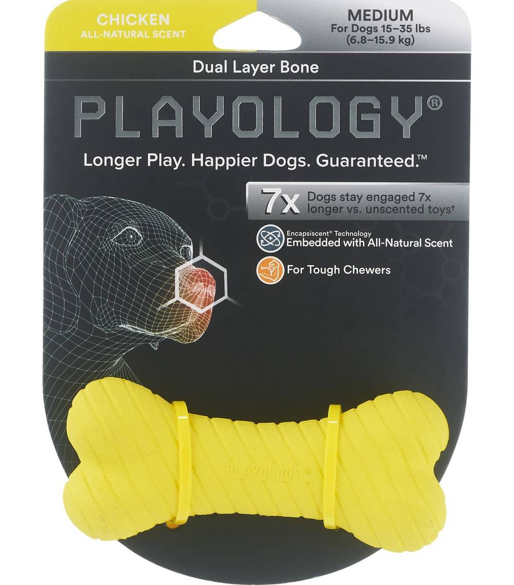 Playology Dual Layer Bone, Medium, Assorted