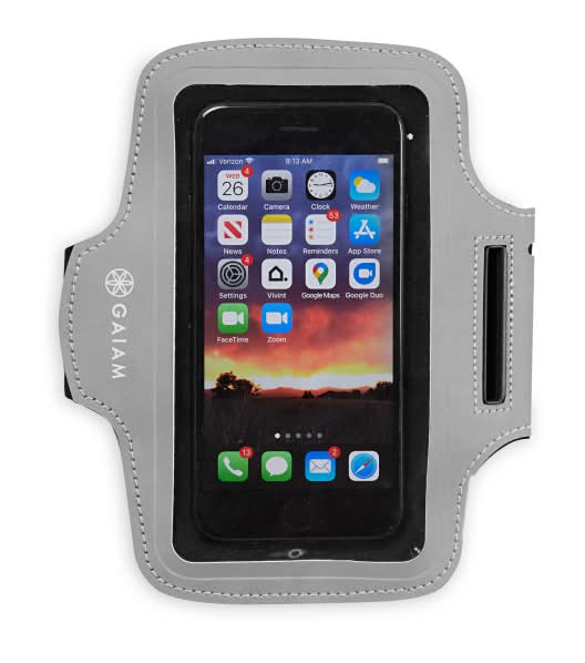 Gaiam Running Arm Band, Grey