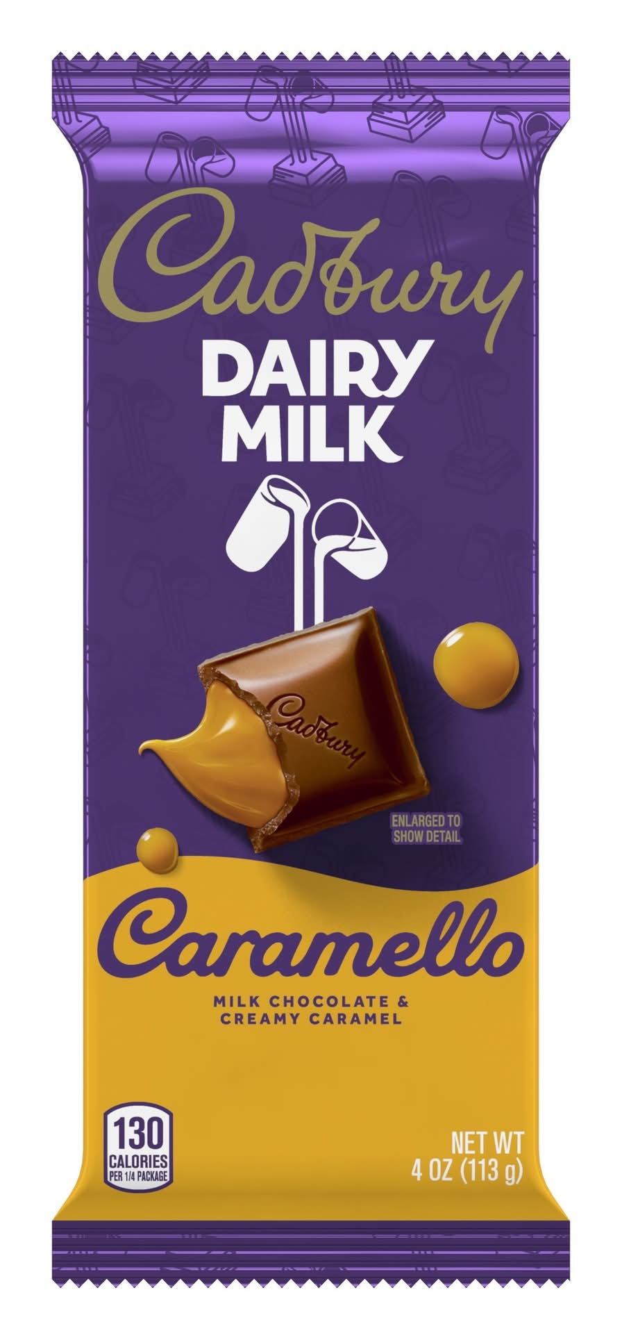Cadbury® Caramello Milk Chocolate & Creamy Caramel Bar 4oz