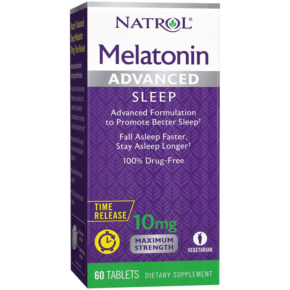 Natrol Melatonin Advanced Sleep 10 mg Tablets