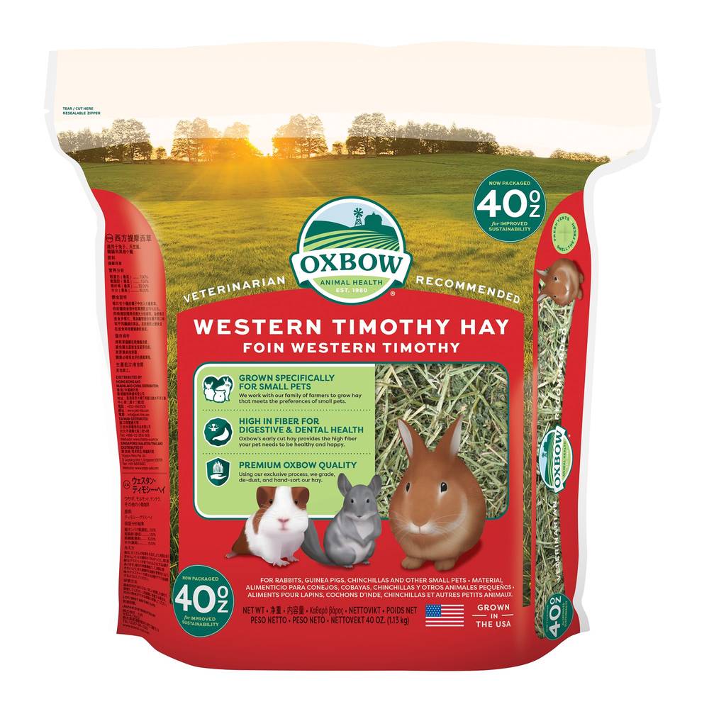 Oxbow Animal Health Western Timothy Hay For Rabbits & Small Animals