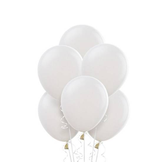 Uninflated 20ct, 9in, White Balloons