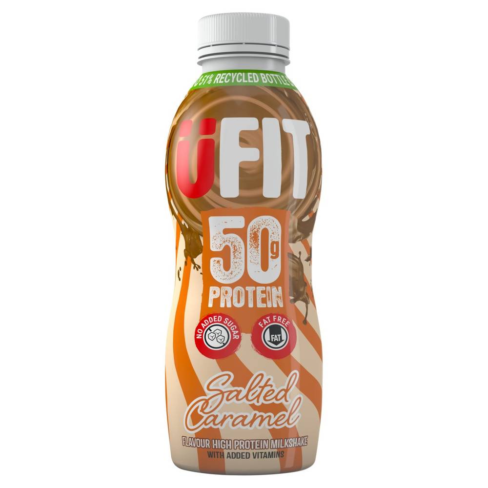 UFIT Salted Caramel, High Protein Milkshake (500ml)