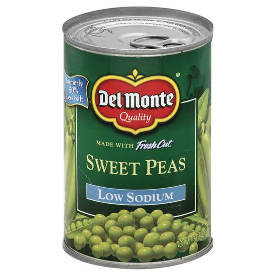 Del Monte 50% Less Sodium Sweet Peas (15 oz)