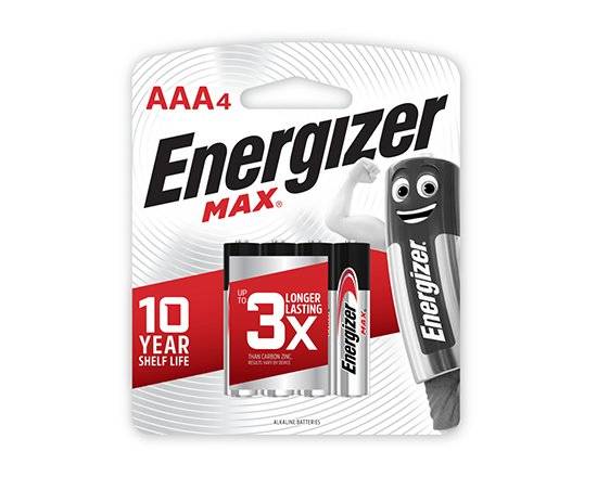 Energiser AAA Max Battery 4pk