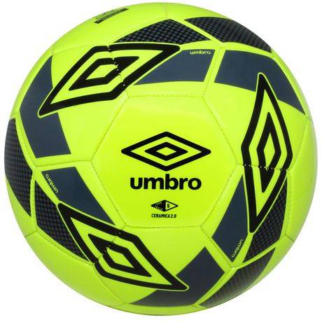 Jaune Ballon de Soccer Umbro Ceramica (Taille: 5)