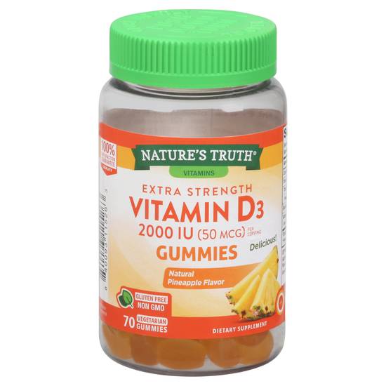 Nature's Bounty Extra Strength Natural Pineapple Flavor Vitamin D3 ( 70 ct )