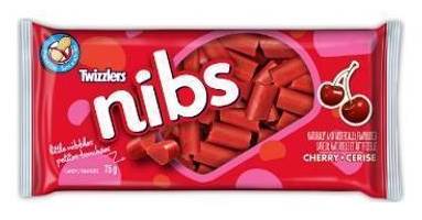 Twizzler's Nibs Candies, Cherry (75 g)