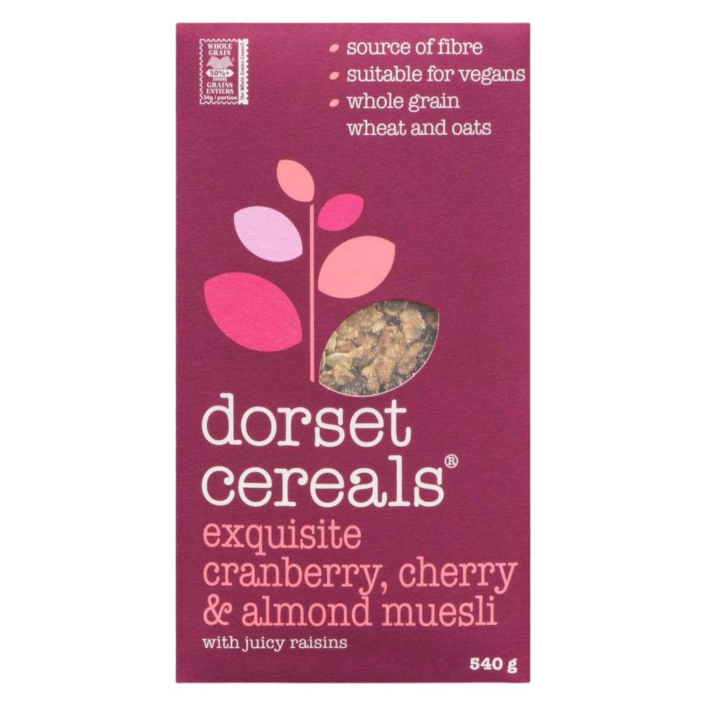 Dorset Cereals Exquisite Cranberry, Cherry, & Almond Muesli (540 g)