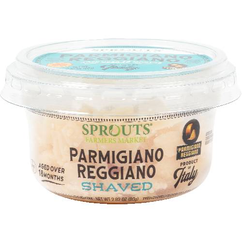 Sprouts Shaved Parmigiano Reggiano Cup