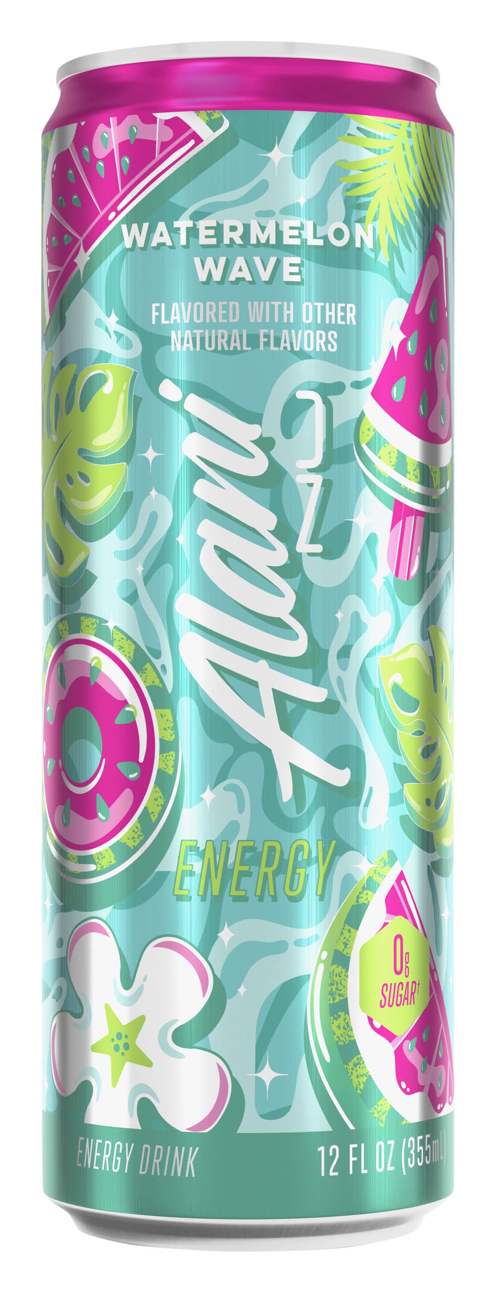 Alani Nu Watermelon Wave Energy Drink 12oz
