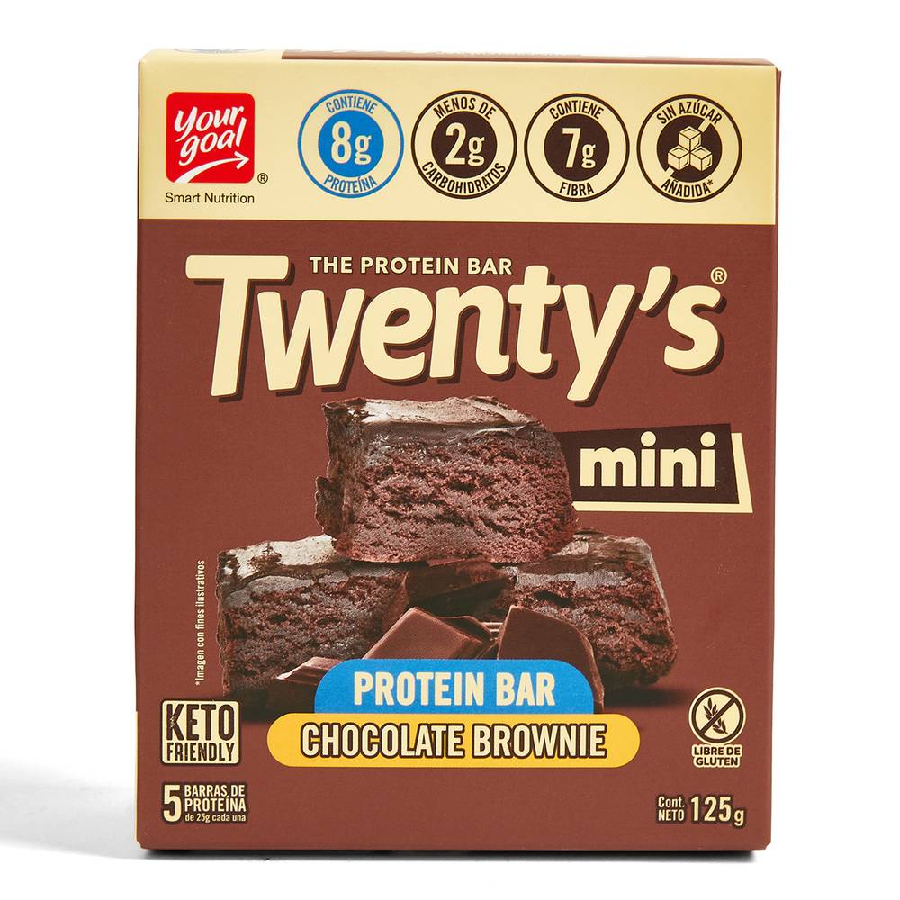 Your goal Barra Twentys mini brownie (125 g)