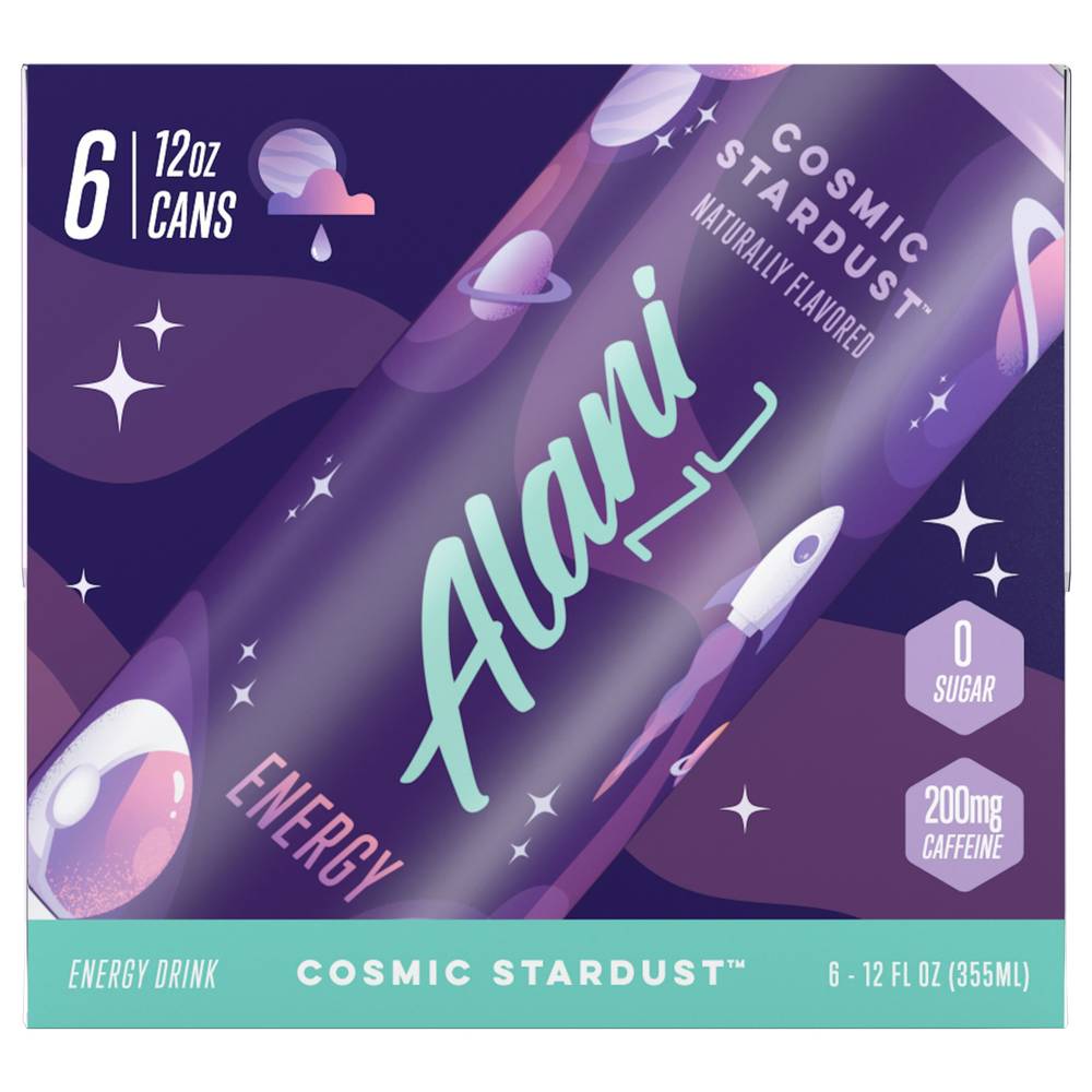 Alani Nu Cosmic Stardust Energy Drink (6 x 12 fl oz)