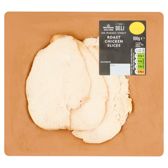 Morrisons The Deli on Market Street Roast Chicken Slices (3 pack)