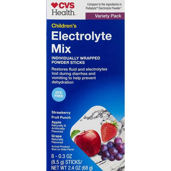 Cvs Health Children's Electrolyte Mix- Variety pack