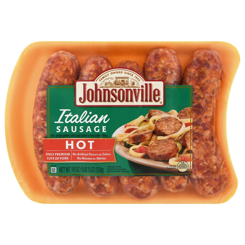 Johnsonville Hot Italian Sausage (1.19 lbs)