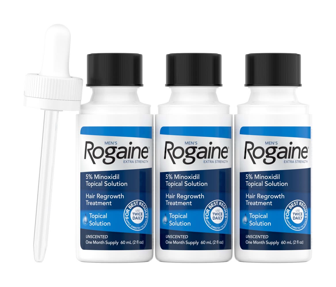 Rogaine Hair Regrowth Treatment, Men (6 fl oz, 3 ct)
