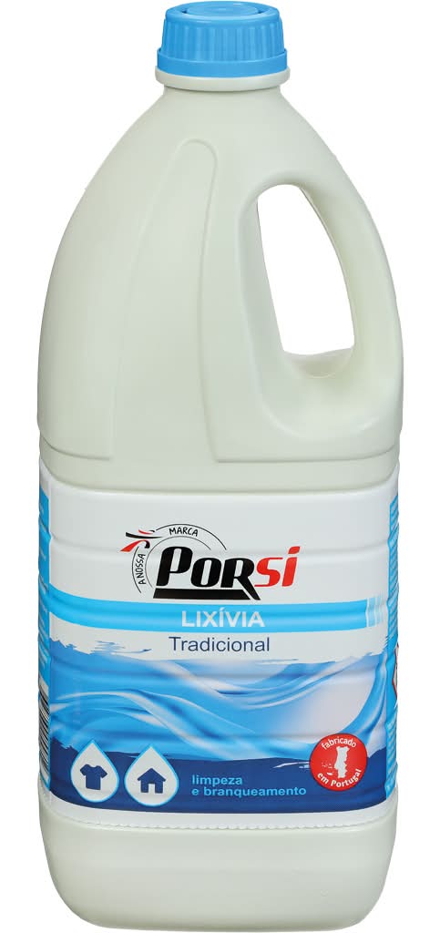 PorSi  - LixÃvia tradicional, embalagem de 2 l