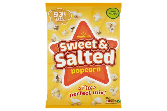 Morrisons Sweet & Salt Popcorn 100g