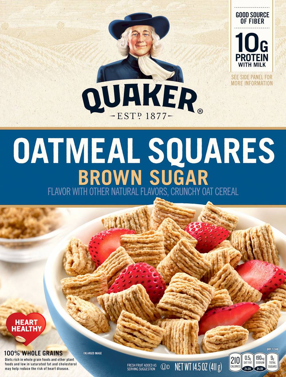 Quaker Oatmeal Squares (brown sugar)