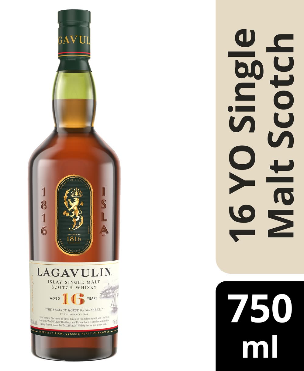Lagavulin Islay Single Malt Scotch Whisky 16 Year Old (750 ml