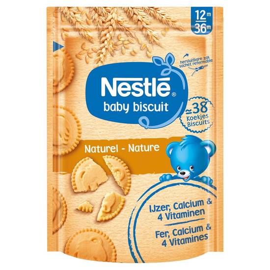 Nestlé Baby Biscuit bébé Nature dès 12 mois 180g