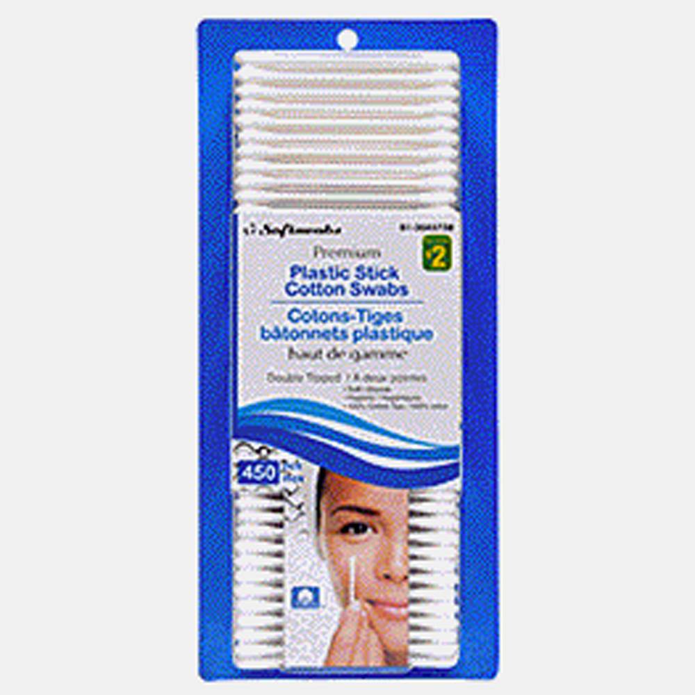 Cotton Swabs with Plastic Stick,450 Pack