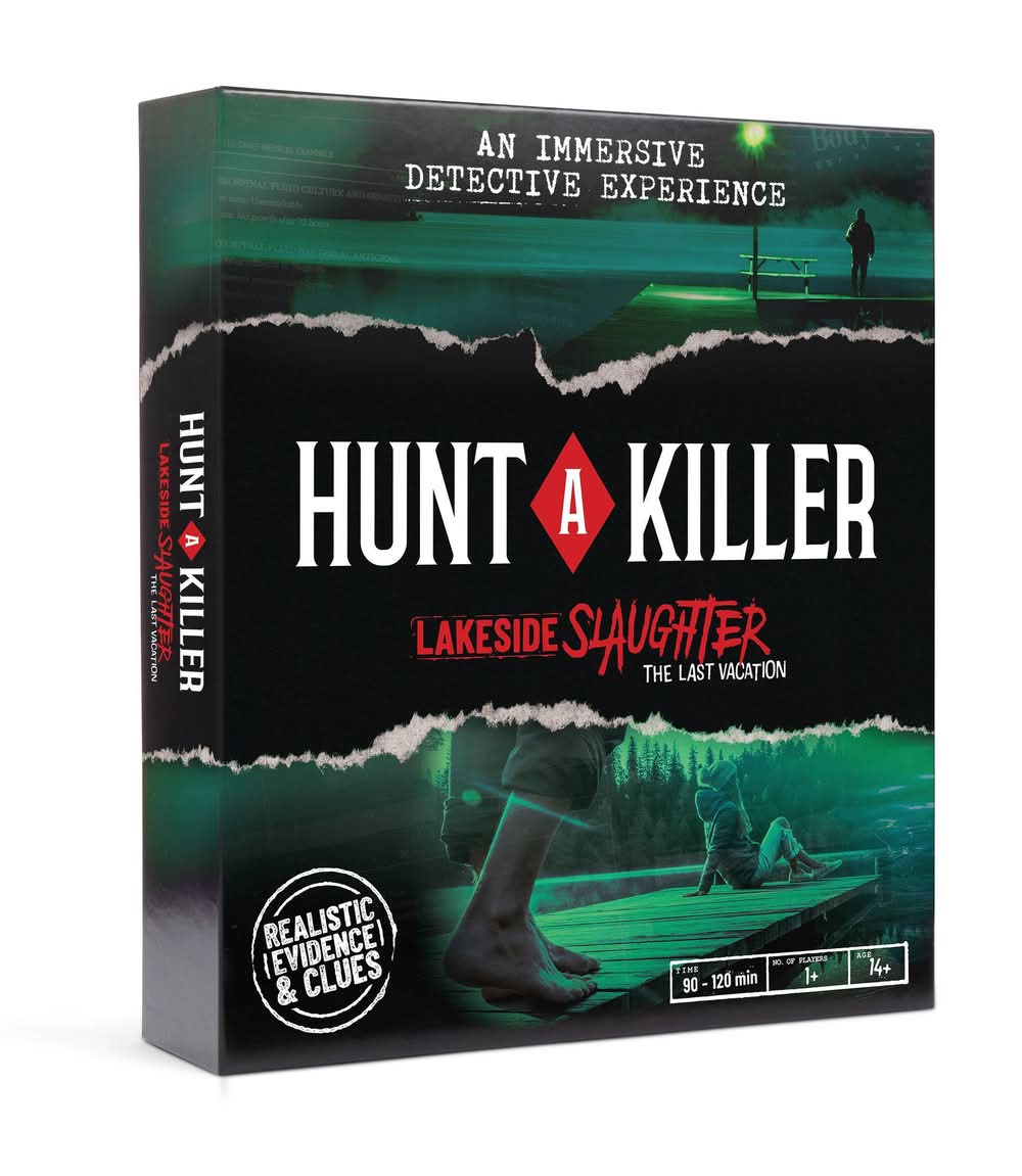 Hunt A Killer Lakeside Slaughter Board Game 14+ Years