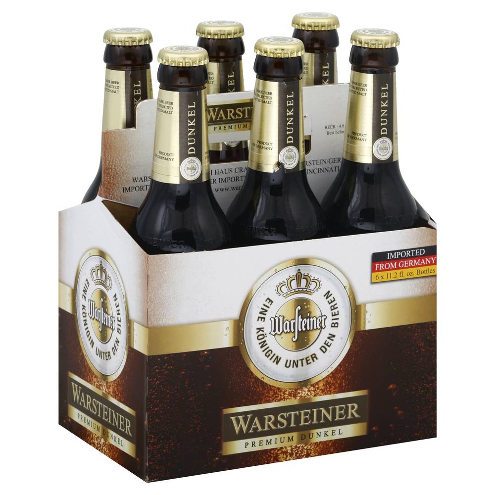 Warsteiner German Dunkel Beer (6 pack, 12 fl oz)