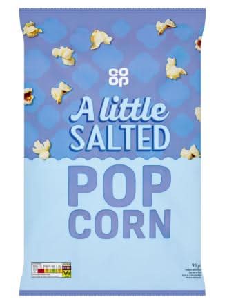 Co-op Salted Popcorn 90g