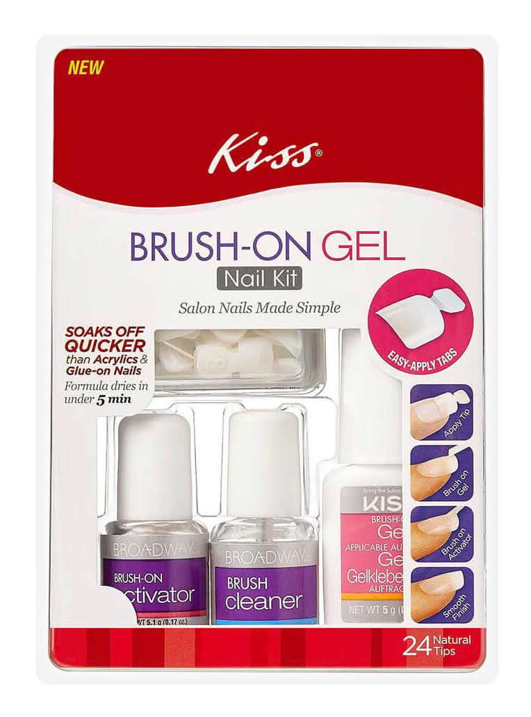 KISS Brush-On Gel Nail Kit (24 ct)