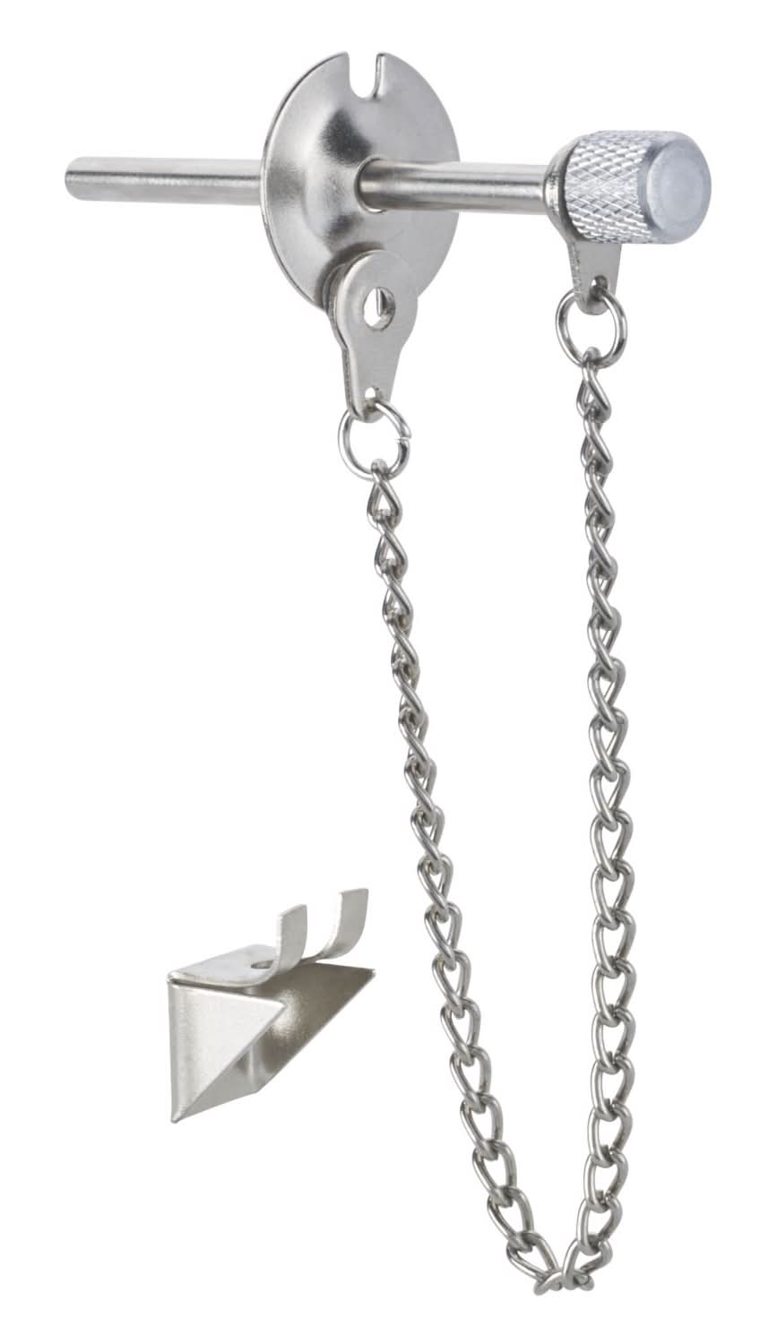 ACE Nickel Aluminum Indoor Patio Door Security Pin