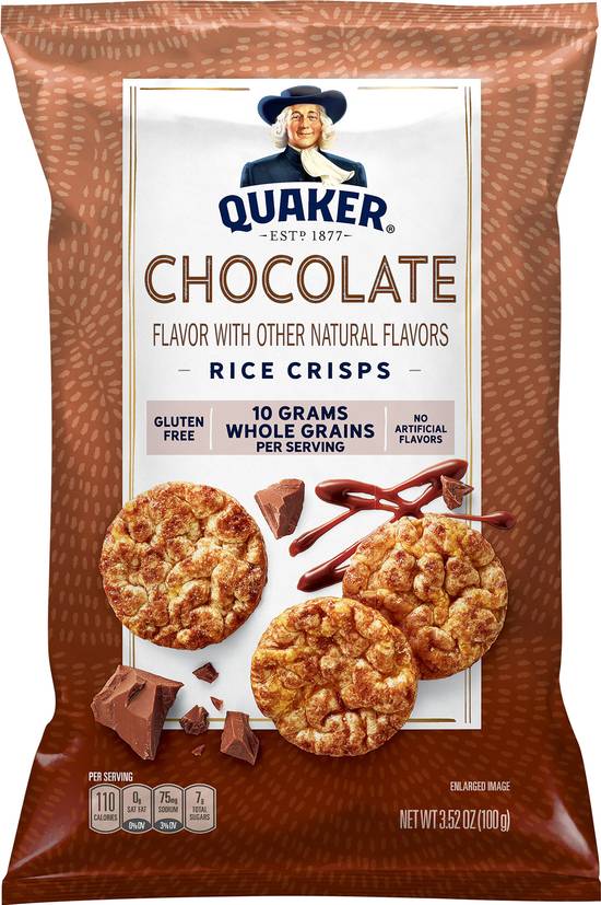Quaker Gluten Free Rice Crisps (chocolate)