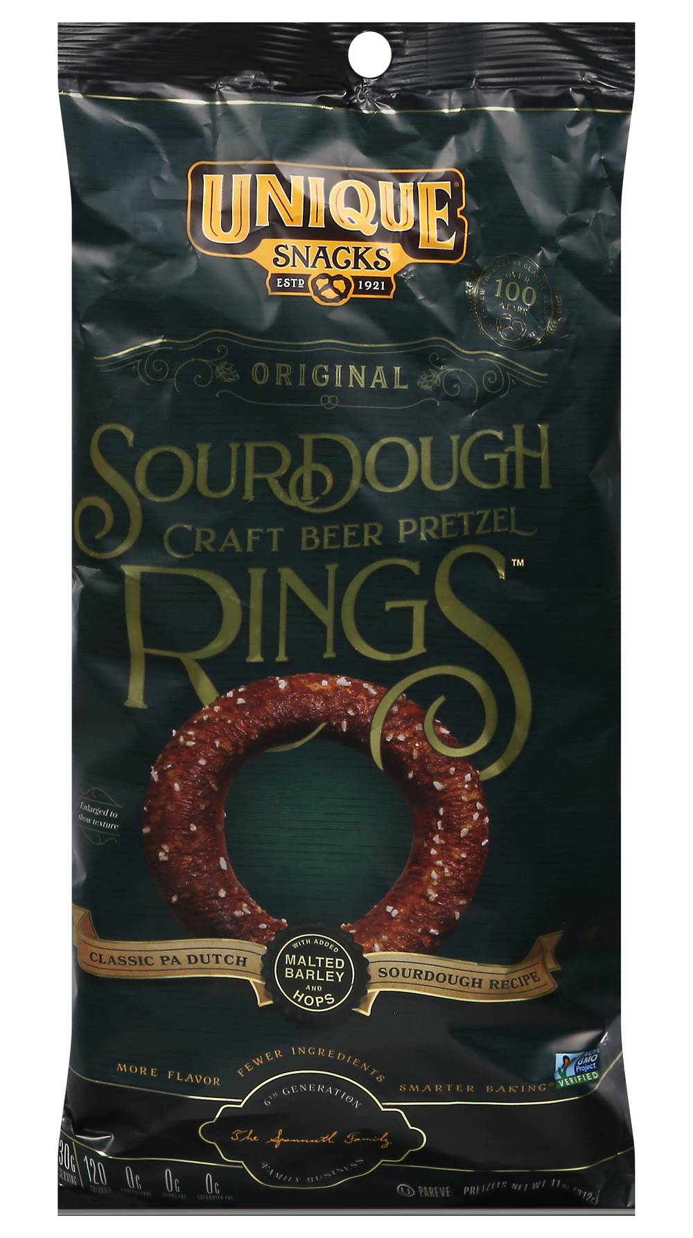 Unique Sourdough Craft Beer Pretzel Rings (11 oz)