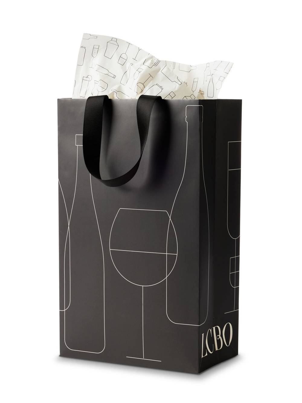 Large 2-Bottle Gift Bag