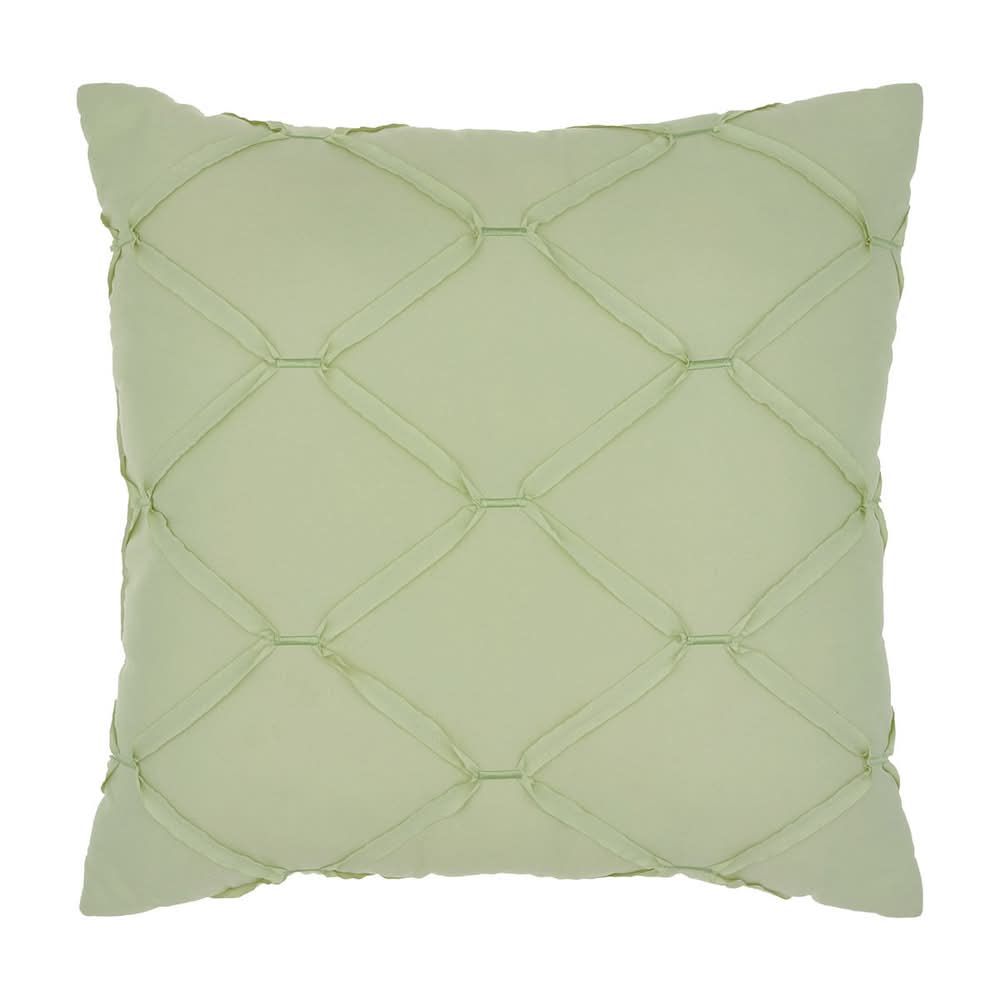 Kathy Ireland Tiffany Green Decorative Textured Throw Pillow