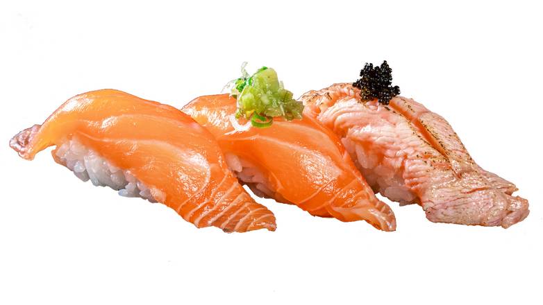 (b212) Salmon Sampler Sushi