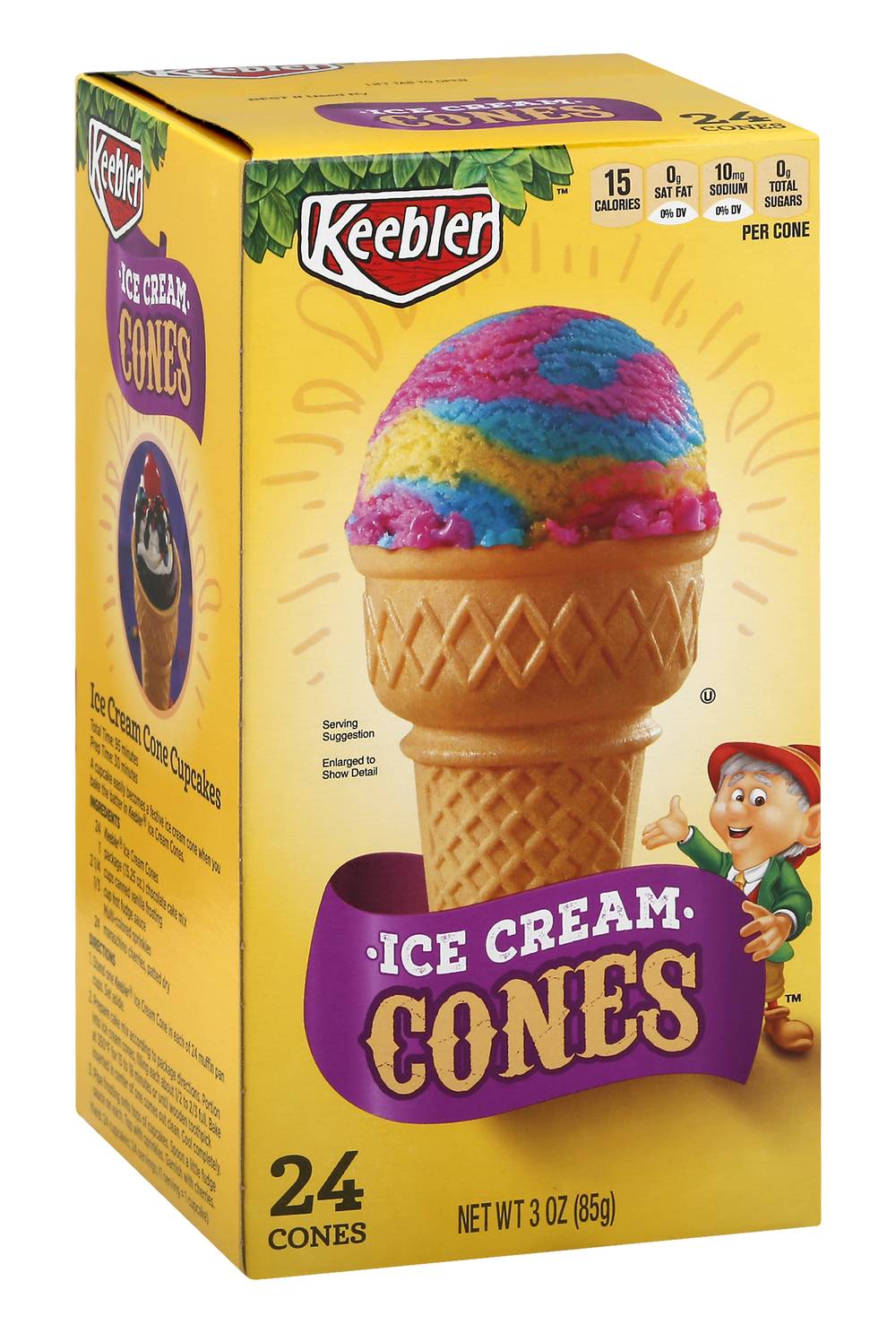 Keebler Ice Cream Cones (3 oz)