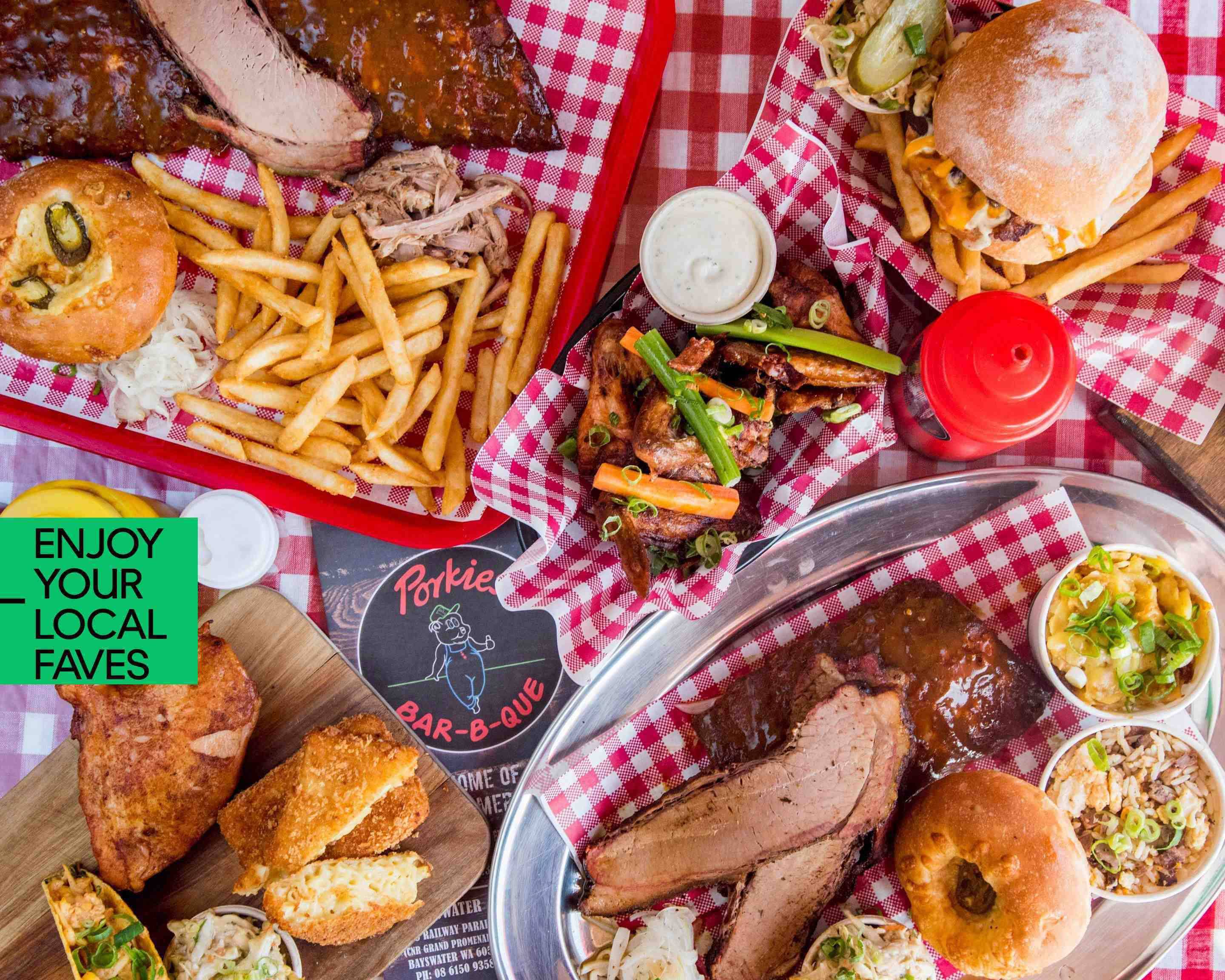 Porkies BARBQUE (Bayswater) Menu Takeout in Perth Delivery Menu