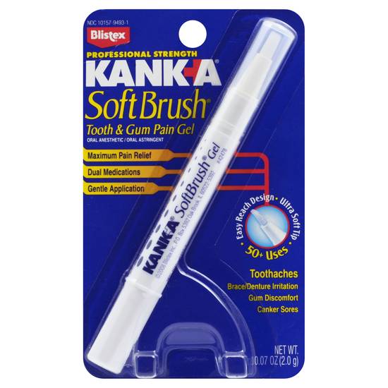 Kank-A Soft Brush Tooth & Gum Pain Gel (1 ct)