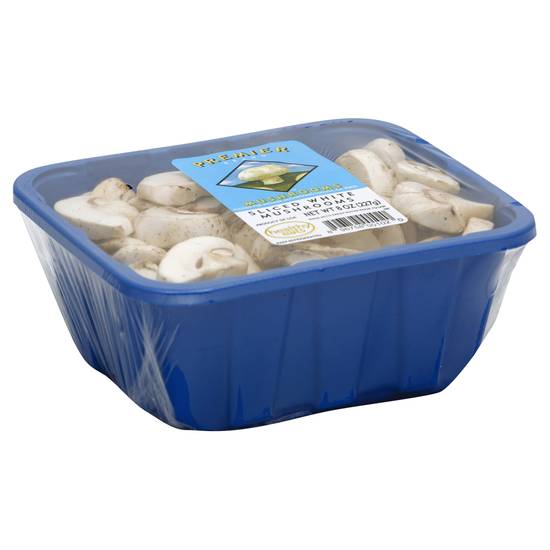 Premier Sliced White Mushrooms (8 oz)