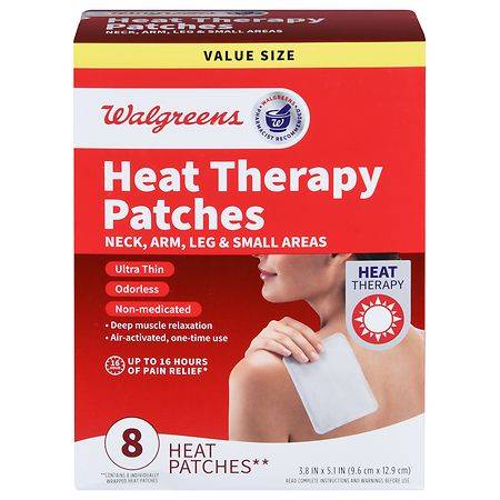Walgreens Heat Therapy Patches For Neck Arm Leg & Small Areas (8 ct)