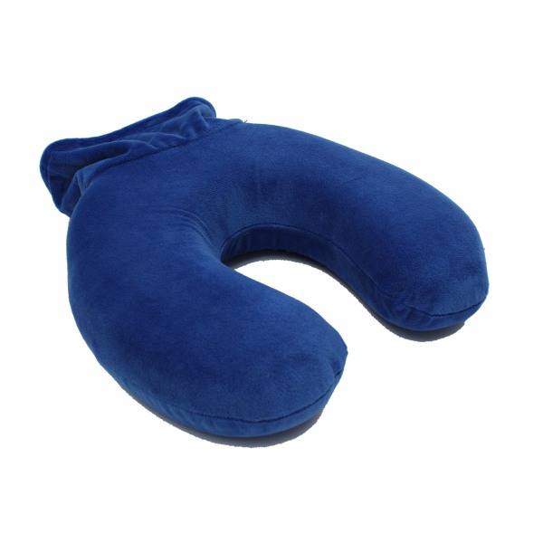 Samsonite Travel Pillow Memory Foam With Pouch, Blue