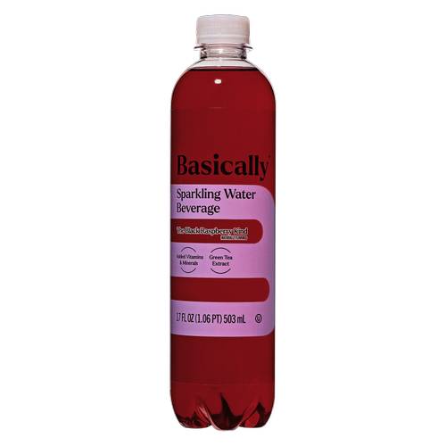 Basically Sparkling Water, Black Raspberry (17 fl oz)