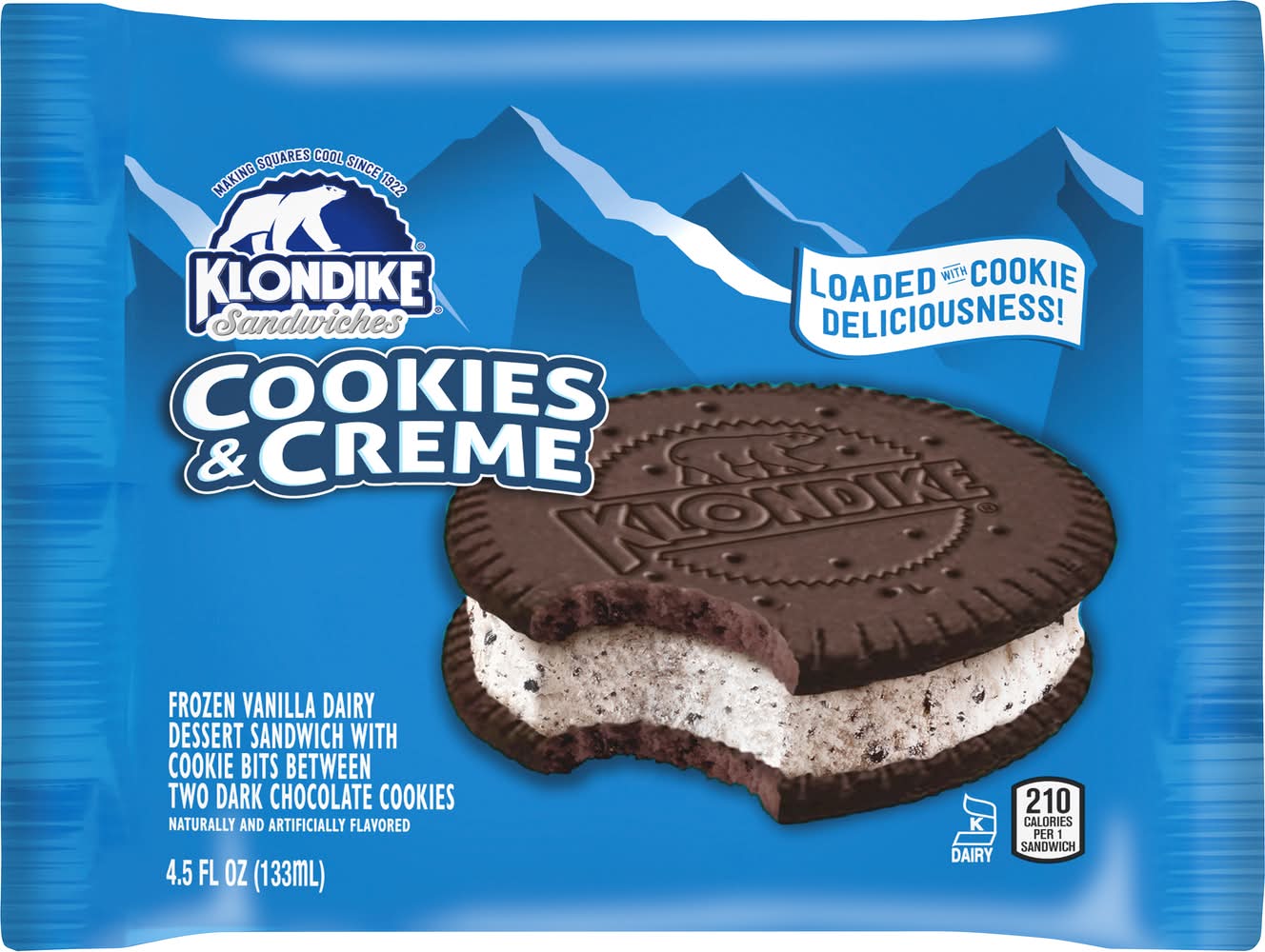 Klondike Cookies & Creme Vanilla Dairy Dessert Sandwich (4.7 oz)