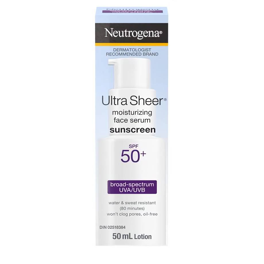 Neutrogena Ultra Sheer Moisturizing Face Serum Sunscreen Spf 50+ (50 g)