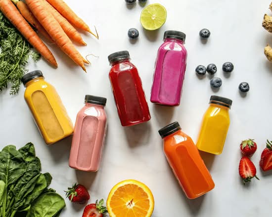 Colorful Smoothies & Juice Bar
