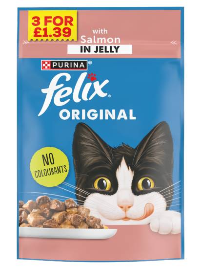 Felix Original Salmon Wet Cat Food (85g)