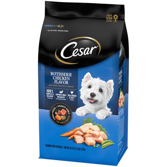 Cesar Rotisserie Chicken Flavor Dry Dog Food (2.7 lbs)