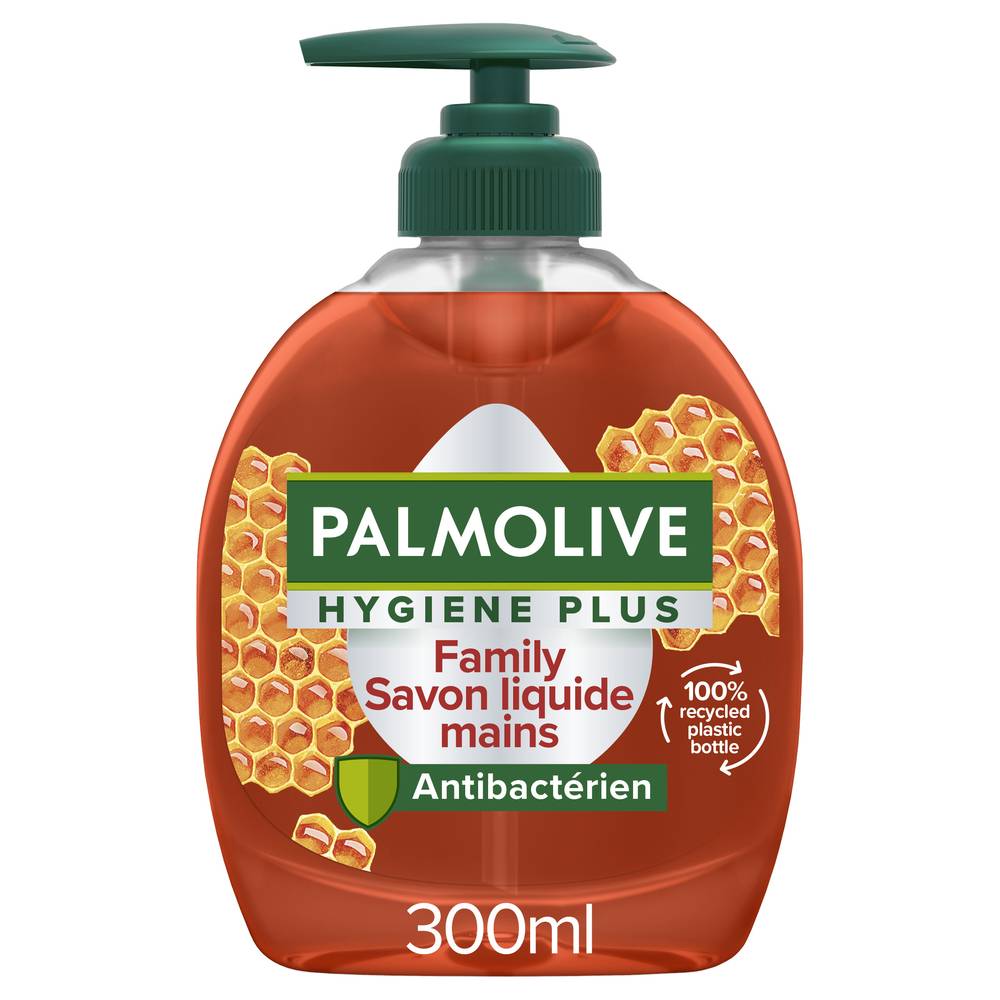 Palmolive - Hygiene plus savon liquide antibactérien familial pour les mains